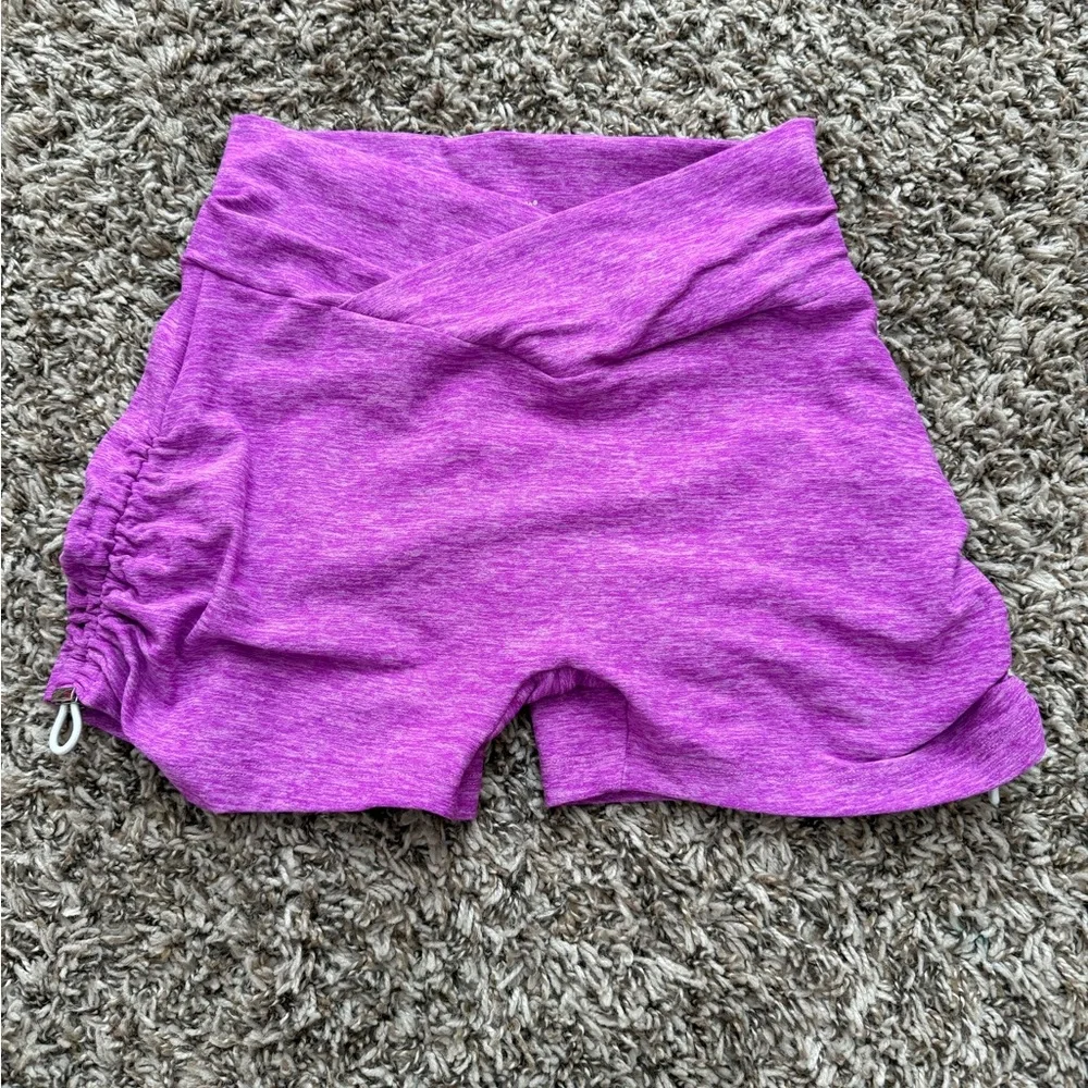 Bombshell Sportswear Toggle V waist Shorts - Picture 3 of 3